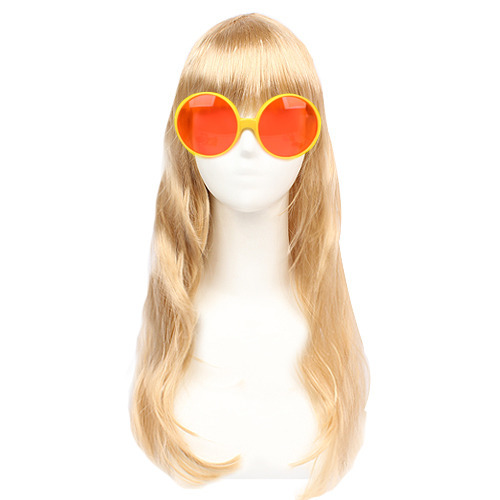 긴생머리가발 [골드] - 파티용 긴 가발 이미지